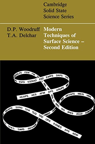 9780521424981: Modern Techniques of Surface Science 2nd Edition Paperback (Cambridge Solid State Science Series)