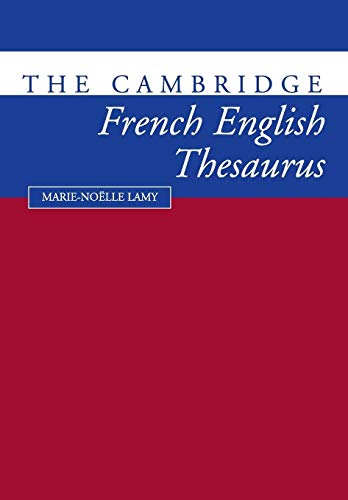 Stock image for The Cambridge French-English Thesaurus for sale by SecondSale