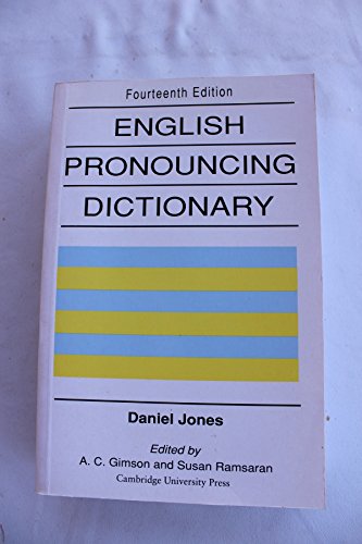 Beispielbild fr English Pronouncing Dictionary zum Verkauf von Better World Books
