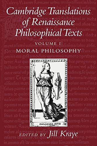 9780521426046: Camb Translation Renaissance v1: Moral and Political Philosophy: Volume 1