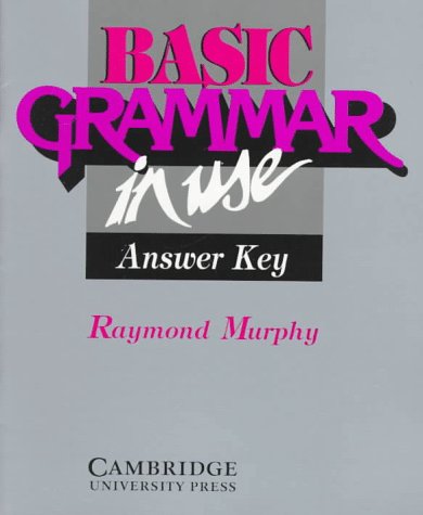 Beispielbild fr Basic Grammar in Use Answer key: Reference and Practice for Students of English zum Verkauf von HPB-Ruby