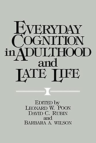 9780521428606: Everyday Cognition in Adulthood and Late Life