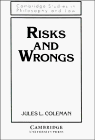 9780521428613: Risks and Wrongs (Cambridge Studies in Philosophy and Law)