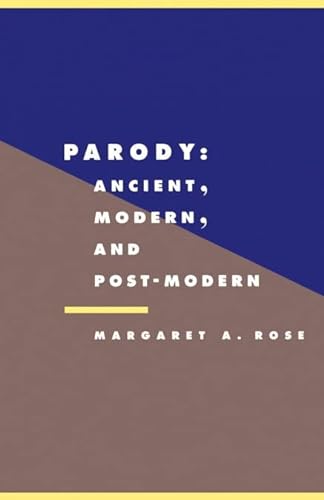 9780521429245: Parody: Ancient, Modern and Post-modern: 5 (Literature, Culture, Theory, Series Number 5)
