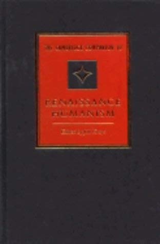 9780521430388: The Cambridge Companion to Renaissance Humanism