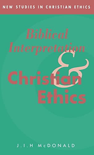 9780521430593: Biblical Interpretation and Christian Ethics