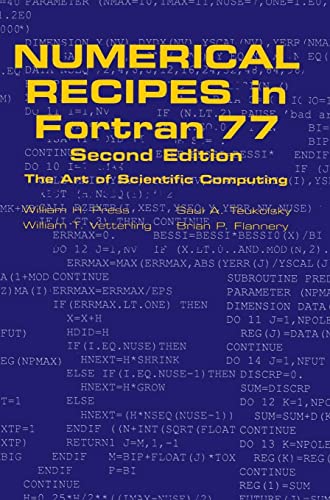 Numerical Recipes in FORTRAN 77: Volume 1, Volume 1 of Fortran Numerical Recipes: The Art of Scientific Computing Press, William H.; Flannery, Brian P.; Teukolsky, Saul A. and Vetterling, William T. - Press, William H.; Flannery, Brian P.; Teukolsky, Saul A. and Vetterling, William T.