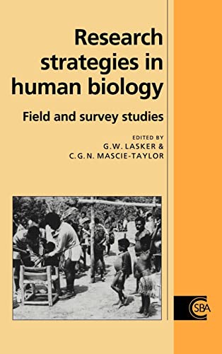 Stock image for Research Strategies in Human Biology: Field and Survey Studies for sale by Grey Matter Books