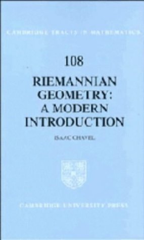 Imagen de archivo de Riemannian Geometry: A Modern Introduction a la venta por Ammareal