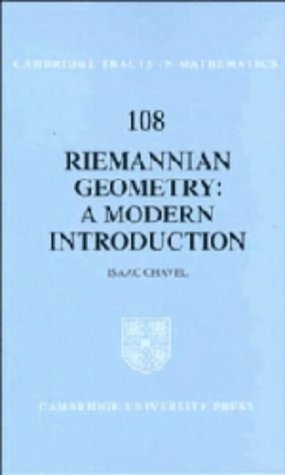 9780521432016: Riemannian Geometry: A Modern Introduction