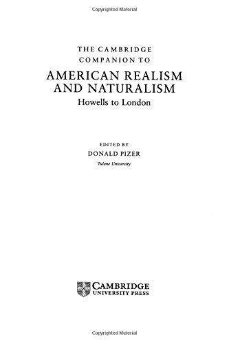 9780521433006: The Cambridge Companion to American Realism and Naturalism: From Howells to London