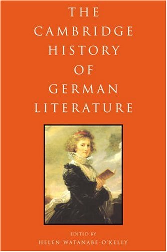 9780521434171: The Cambridge History of German Literature