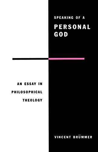 9780521436328: Speaking of a Personal God: An Essay In Philosophical Theology