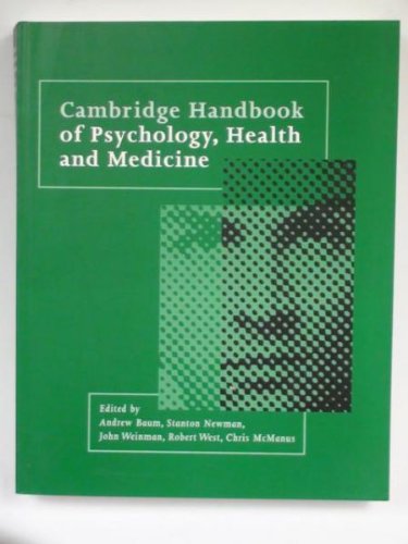 Beispielbild fr Cambridge Handbook of Psychology, Health and Medicine zum Verkauf von WorldofBooks