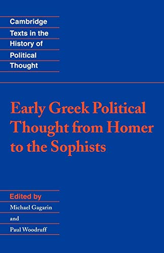 Imagen de archivo de Early Greek Political Thought from Homer to the Sophists a la venta por ThriftBooks-Atlanta