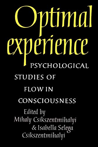 Beispielbild fr Optimal Experience: Psychological Studies of Flow in Consciousness zum Verkauf von SecondSale