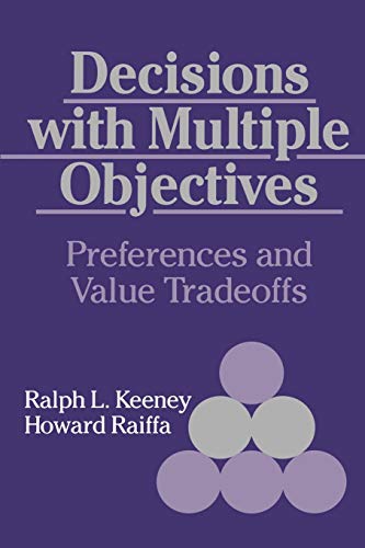 Imagen de archivo de Decisions with Multiple Objectives: Preferences and Value Tradeoffs a la venta por HPB-Red