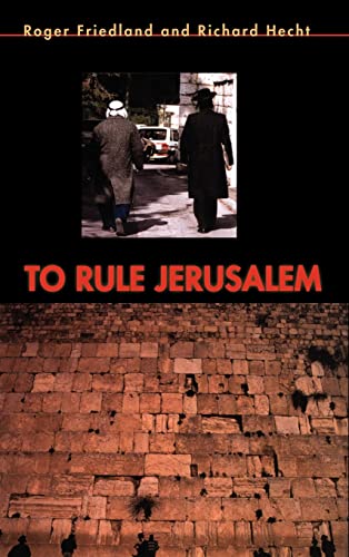 9780521440462: To Rule Jerusalem (Cambridge Cultural Social Studies)
