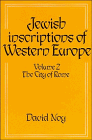 JEWISH INSCRIPTIONS OF WESTERN EUROPE: VOLUME 2, THE CITY OF ROME.