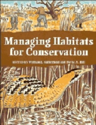 Stock image for Managing Habitats for Conservation for sale by Better World Books