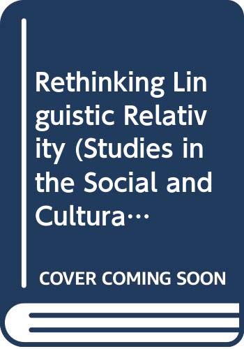 Imagen de archivo de Rethinking linguistic relativity a la venta por Carothers and Carothers