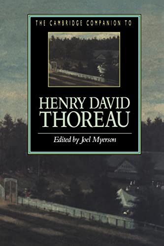 9780521445948: The Cambridge Companion to Henry David Thoreau