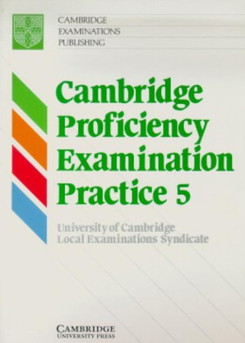 Imagen de archivo de Cambridge Proficiency Examination Practice 5 Student's book a la venta por WorldofBooks