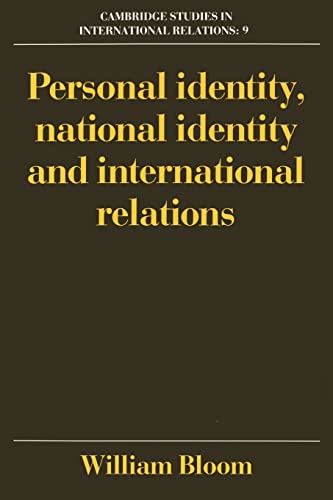 Stock image for Personal Identity, National Identity and International Relations for sale by Chiron Media
