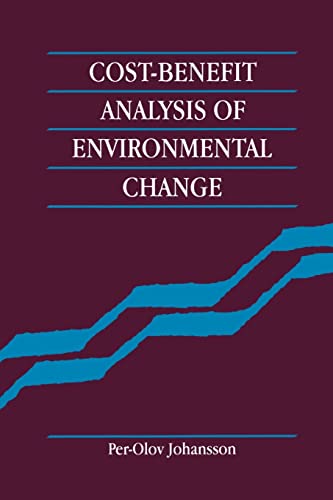 Imagen de archivo de Cost-Benefit Analysis of Environmental Change a la venta por Chiron Media