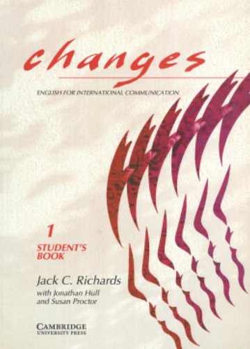 Imagen de archivo de Changes 1 Student*s book: English for International Communication a la venta por dsmbooks