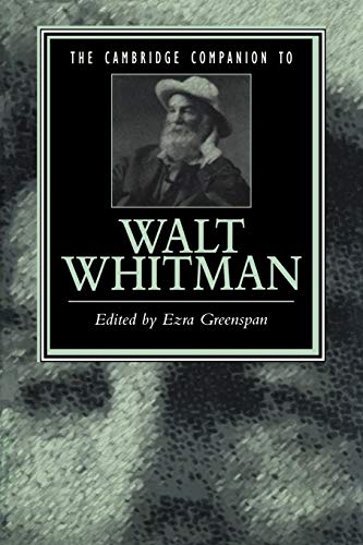 9780521448079: The Cambridge Companion to Walt Whitman Paperback (Cambridge Companions to Literature)