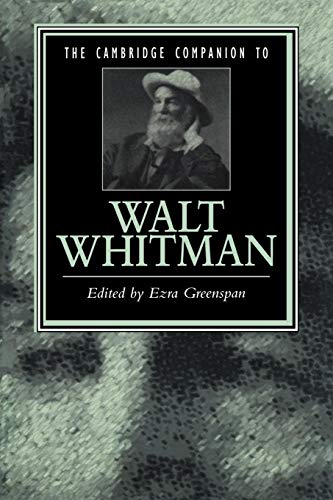 Stock image for The Cambridge Companion to Walt Whitman (Cambridge Companions to Literature) for sale by Firefly Bookstore