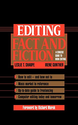 Stock image for Editing Fact and Fiction : A Concise Guide to Book Editing for sale by Better World Books: West