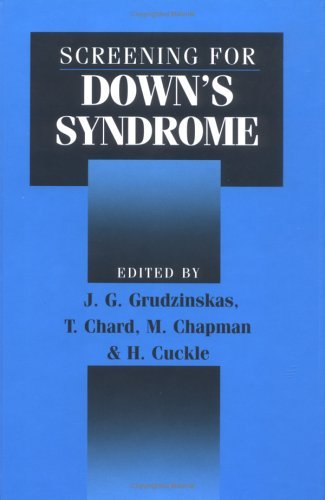 Imagen de archivo de Screening for Down's Syndrome a la venta por Better World Books