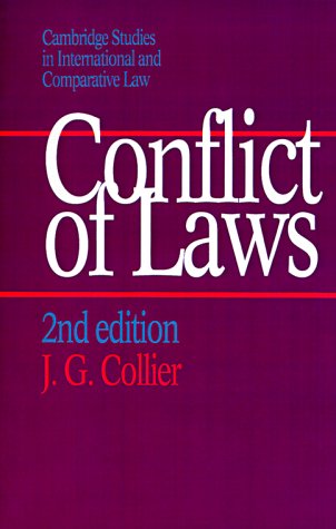 Beispielbild fr Conflict of Laws. zum Verkauf von Plurabelle Books Ltd