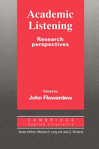 9780521455510: Academic Listening: Research Perspectives