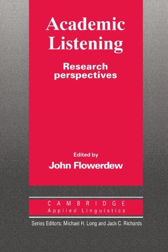 Stock image for Academic Listening: Research Perspectives (Cambridge Applied Linguistics) for sale by WorldofBooks