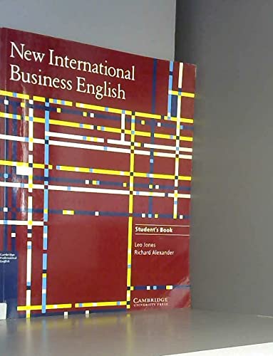 Beispielbild fr New International Business English zum Verkauf von Better World Books