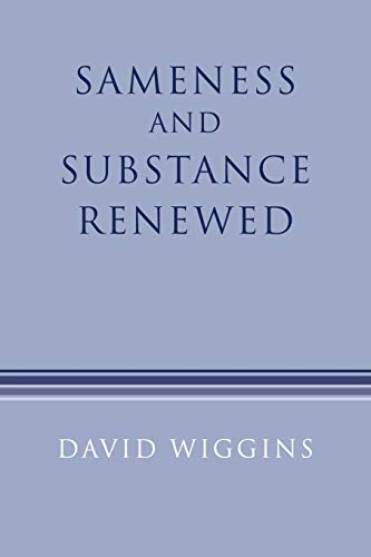 9780521456197: Sameness and Substance Renewed 2nd Edition Paperback