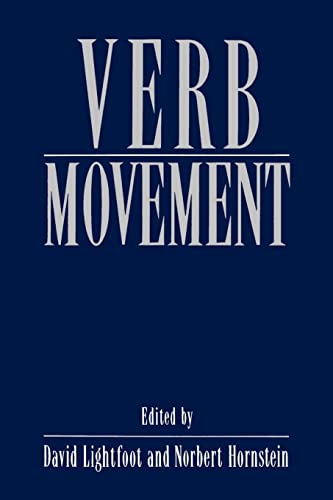 Beispielbild fr Verb Movement zum Verkauf von Prior Books Ltd