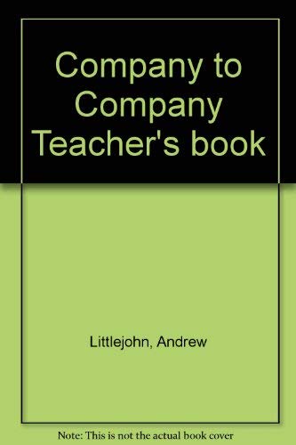 9780521457088: Company to Company Teacher's book