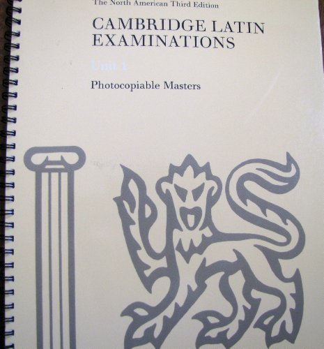 Beispielbild fr Cambridge Latin Course Unit 1 Examinations Photocopy (North American Cambridge Latin Course) zum Verkauf von HPB-Red