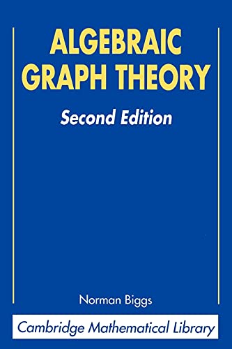 Imagen de archivo de Algebraic Graph Theory (Cambridge Mathematical Library) a la venta por HPB-Red