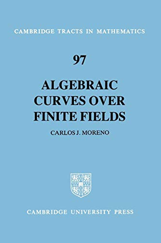 Algebraic Curves over Finite Fields (Cambridge Tracts in Mathematics)