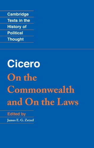 Imagen de archivo de Cicero: On the Commonwealth and On the Laws (Cambridge Texts in the History of Political Thought) a la venta por HPB-Red