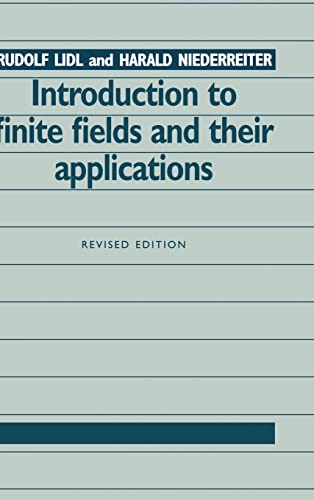 Imagen de archivo de Introduction to Finite Fields and their Applications a la venta por Books Unplugged