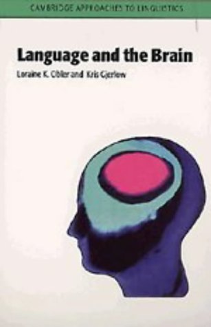 9780521460958: Language and the Brain (Cambridge Approaches to Linguistics)