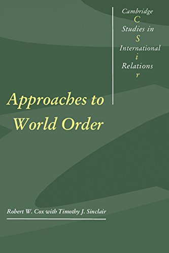 9780521461146: Approaches to World Order (Cambridge Studies in International Relations, Series Number 40)