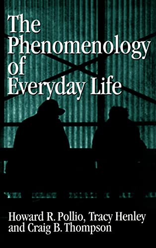 9780521462051: The Phenomenology of Everyday Life Hardback: Empirical Investigations of Human Experience