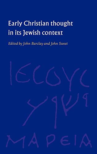 Imagen de archivo de Early Christian Thought in its Jewish Context a la venta por HPB-Red